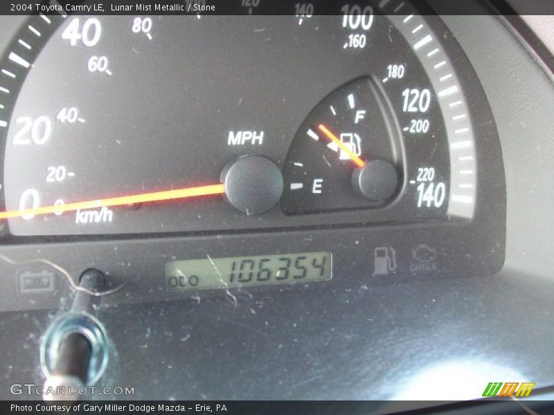 Lunar Mist Metallic / Stone 2004 Toyota Camry LE