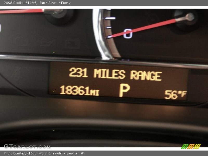 Black Raven / Ebony 2008 Cadillac STS V6