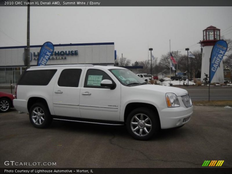 Summit White / Ebony 2010 GMC Yukon XL Denali AWD