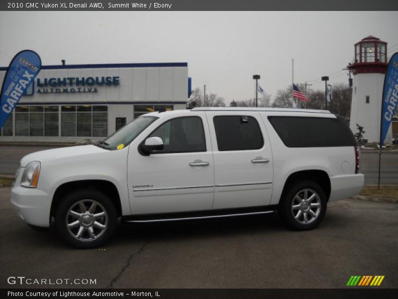 Summit White / Ebony 2010 GMC Yukon XL Denali AWD