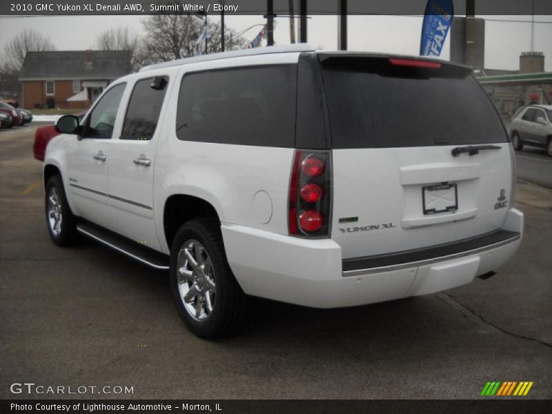 Summit White / Ebony 2010 GMC Yukon XL Denali AWD