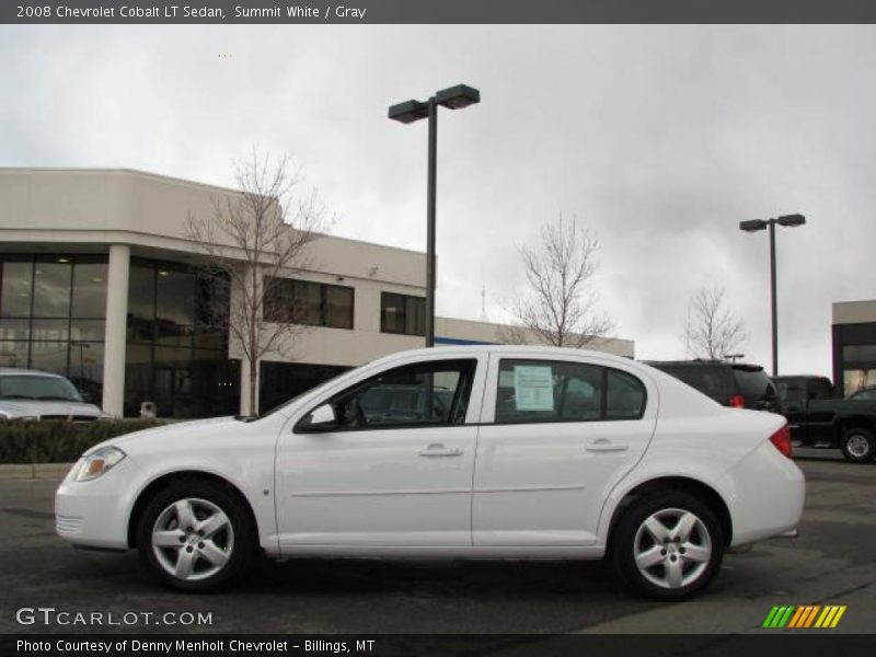 Summit White / Gray 2008 Chevrolet Cobalt LT Sedan