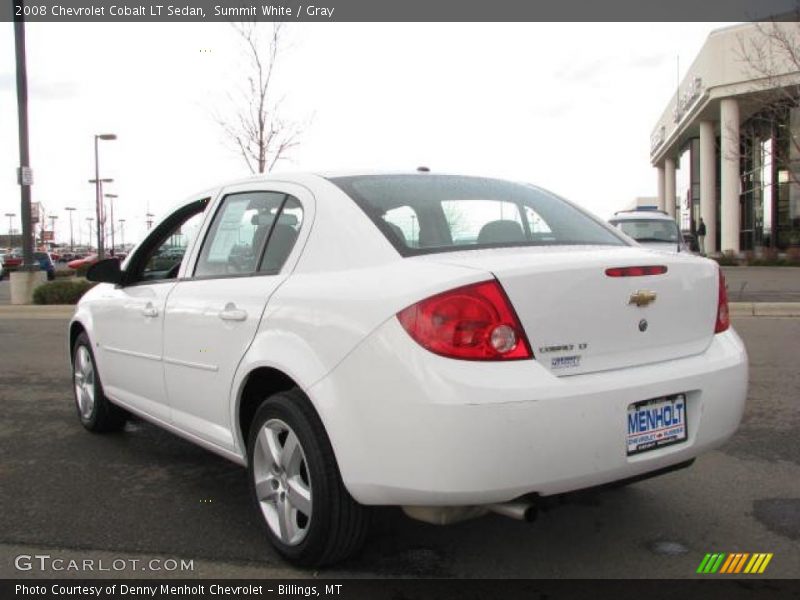 Summit White / Gray 2008 Chevrolet Cobalt LT Sedan