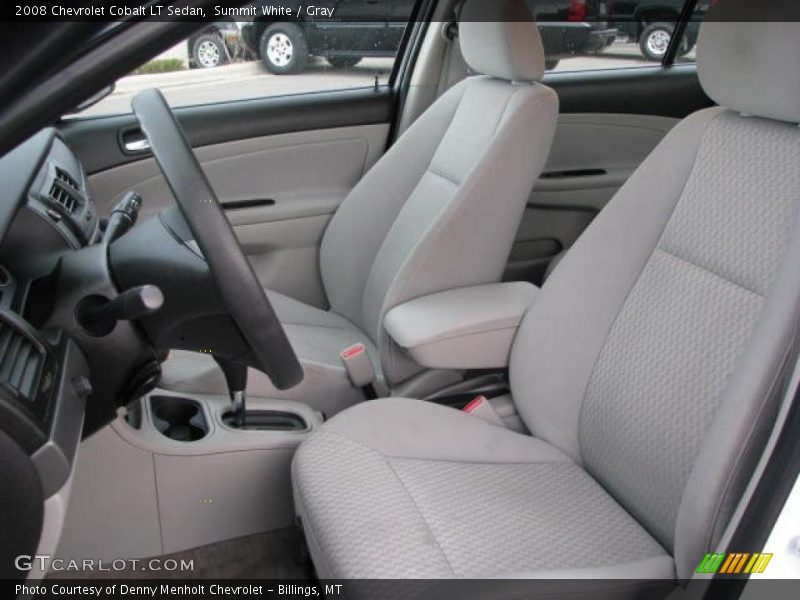 Summit White / Gray 2008 Chevrolet Cobalt LT Sedan