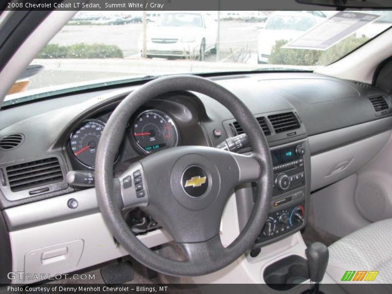 Summit White / Gray 2008 Chevrolet Cobalt LT Sedan