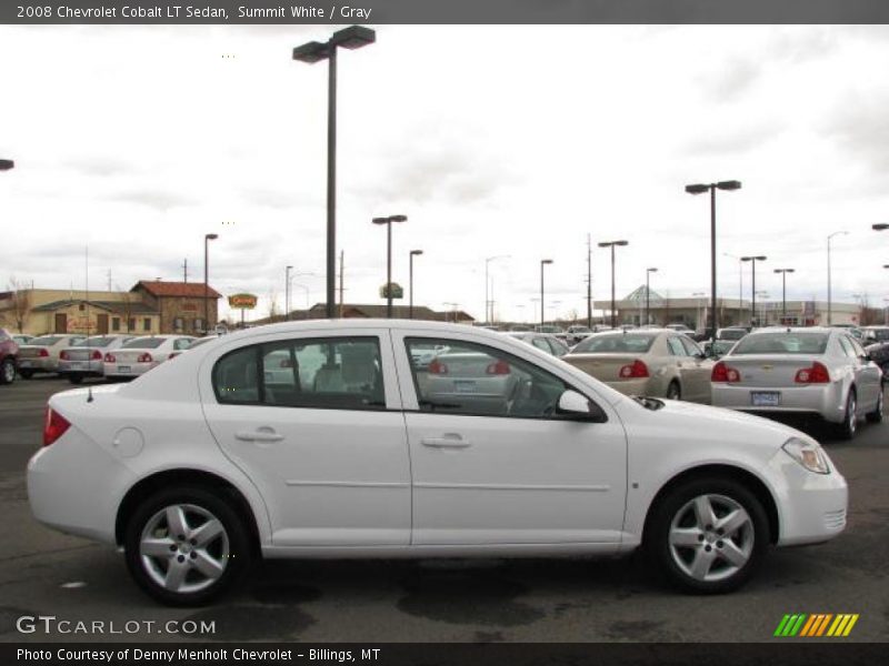 Summit White / Gray 2008 Chevrolet Cobalt LT Sedan