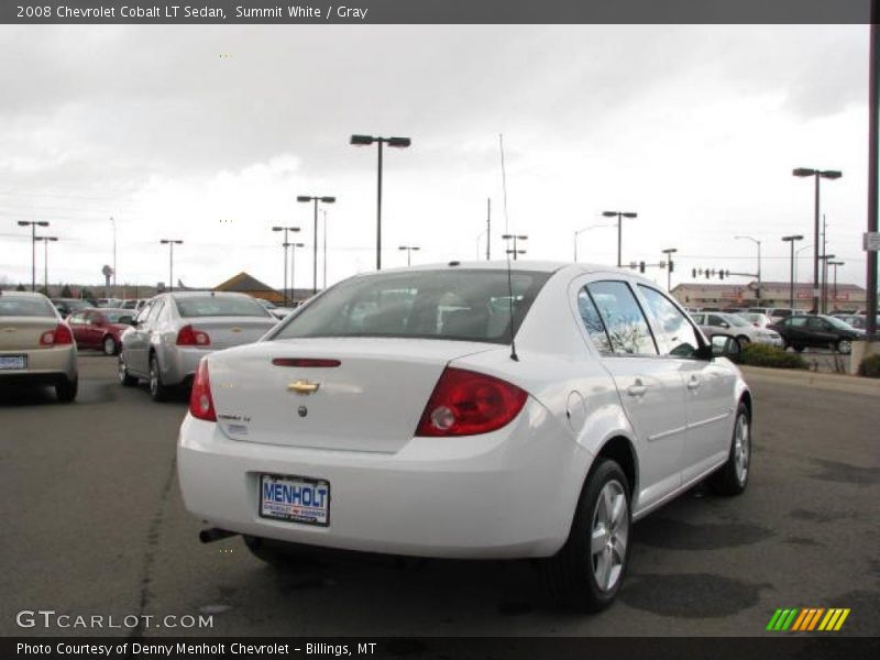 Summit White / Gray 2008 Chevrolet Cobalt LT Sedan