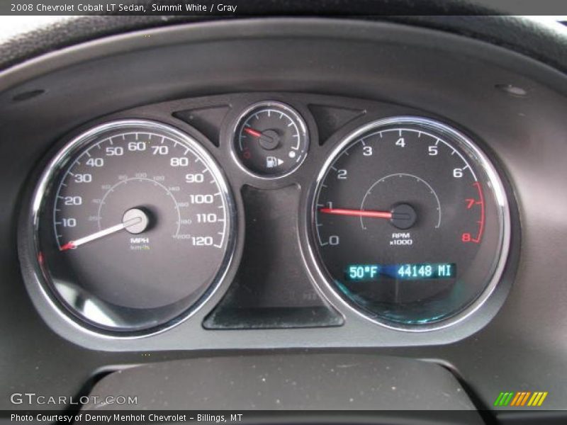 Summit White / Gray 2008 Chevrolet Cobalt LT Sedan