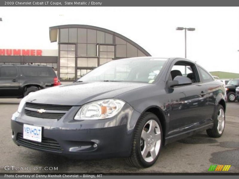 Slate Metallic / Ebony 2009 Chevrolet Cobalt LT Coupe