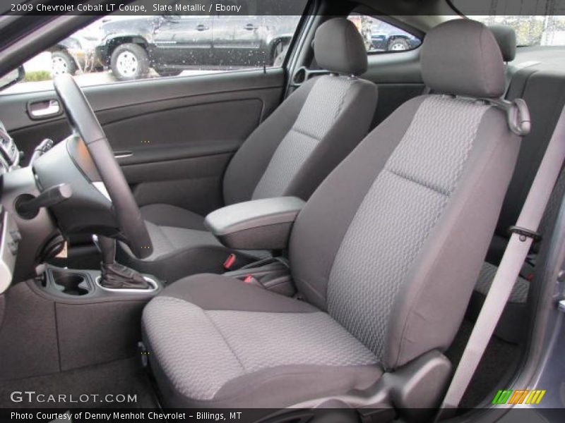 Slate Metallic / Ebony 2009 Chevrolet Cobalt LT Coupe