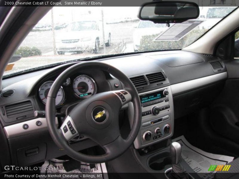 Slate Metallic / Ebony 2009 Chevrolet Cobalt LT Coupe