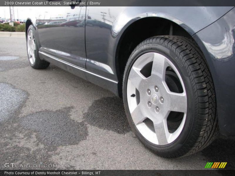 Slate Metallic / Ebony 2009 Chevrolet Cobalt LT Coupe