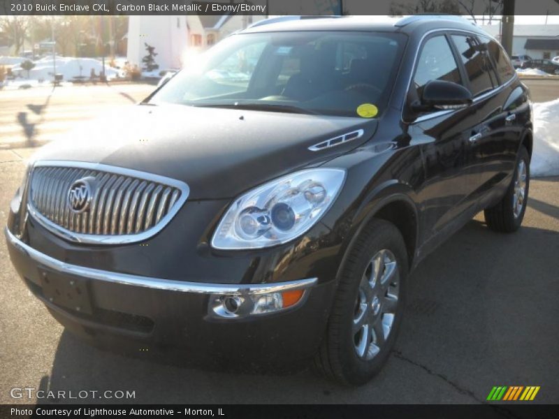 Carbon Black Metallic / Ebony/Ebony 2010 Buick Enclave CXL