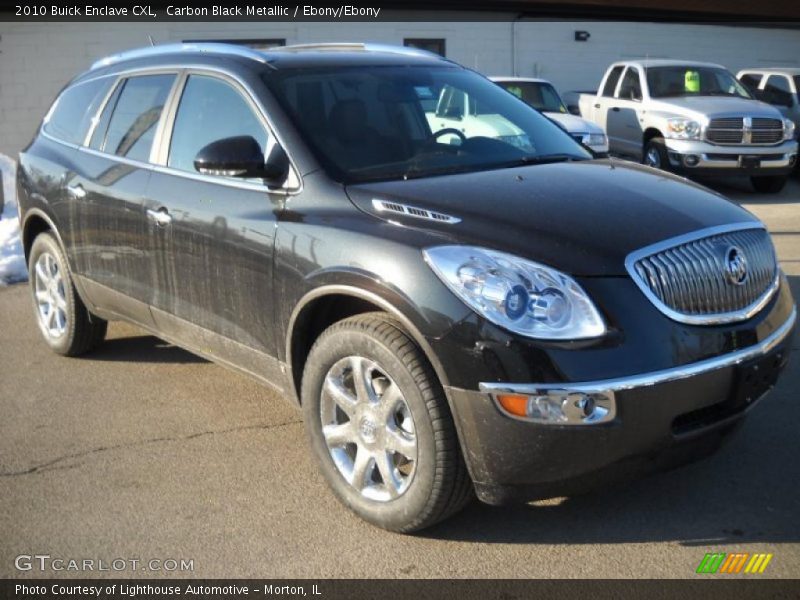 Carbon Black Metallic / Ebony/Ebony 2010 Buick Enclave CXL
