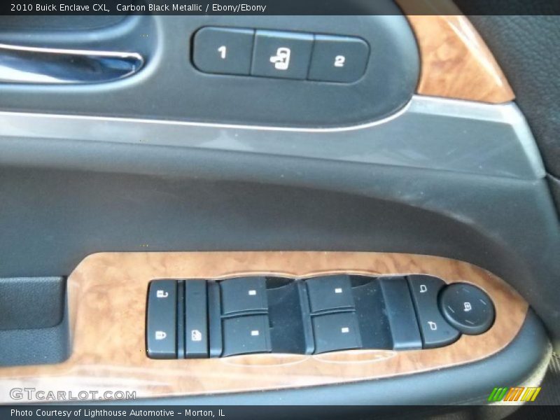 Carbon Black Metallic / Ebony/Ebony 2010 Buick Enclave CXL