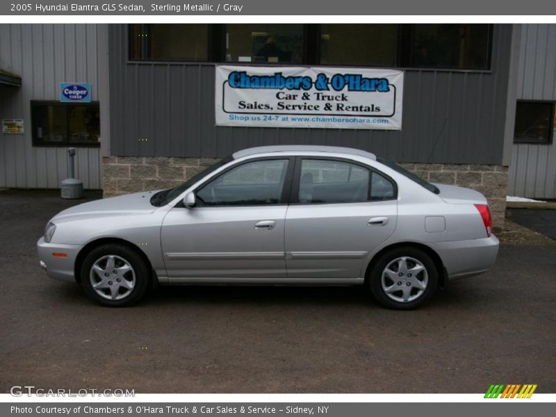 Sterling Metallic / Gray 2005 Hyundai Elantra GLS Sedan