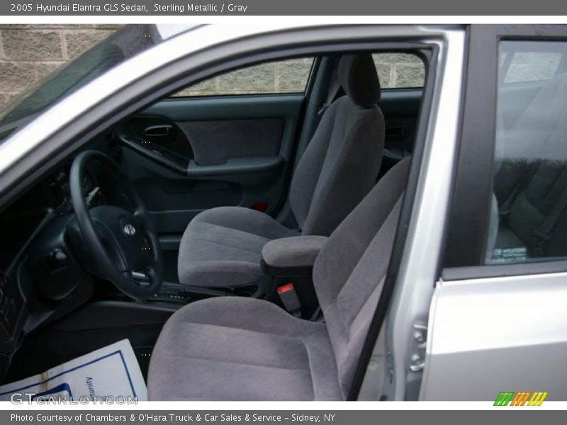 Sterling Metallic / Gray 2005 Hyundai Elantra GLS Sedan