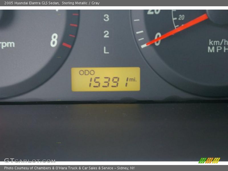 Sterling Metallic / Gray 2005 Hyundai Elantra GLS Sedan