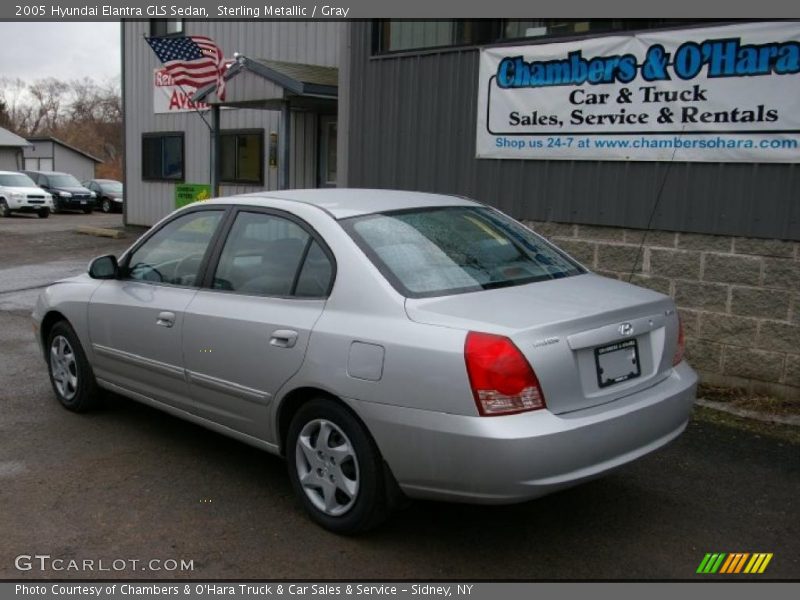 Sterling Metallic / Gray 2005 Hyundai Elantra GLS Sedan