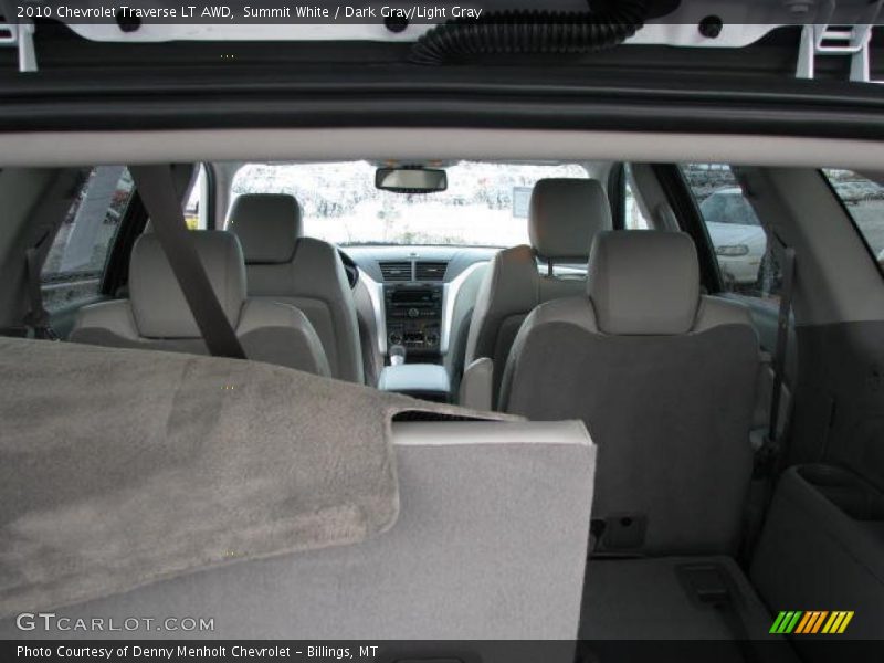 Summit White / Dark Gray/Light Gray 2010 Chevrolet Traverse LT AWD