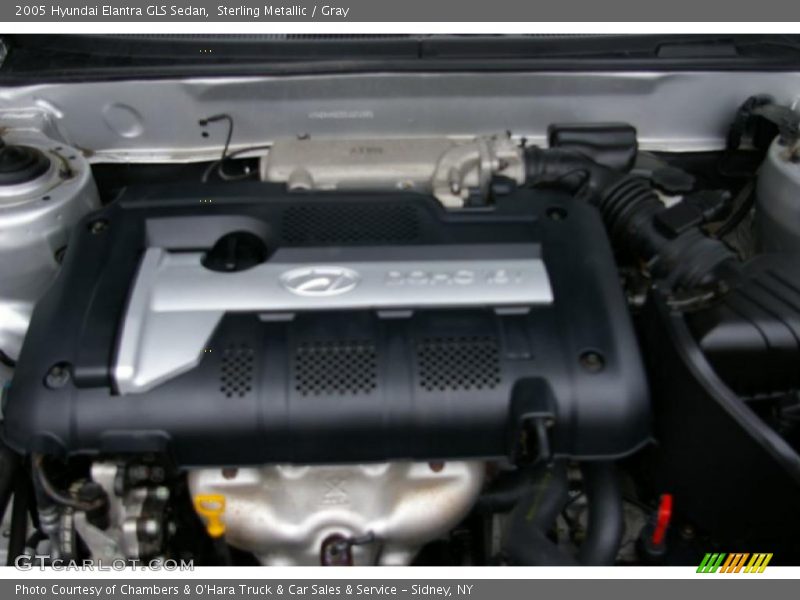 Sterling Metallic / Gray 2005 Hyundai Elantra GLS Sedan
