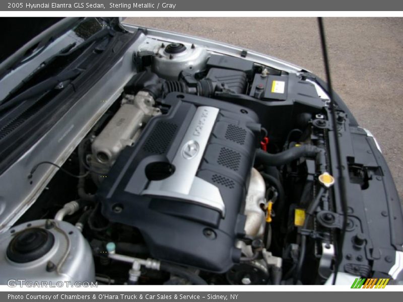 Sterling Metallic / Gray 2005 Hyundai Elantra GLS Sedan
