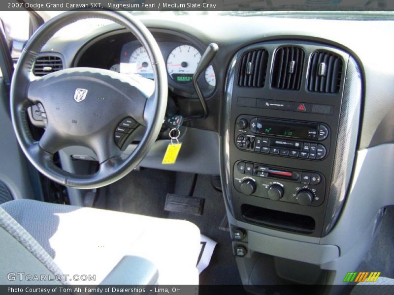 Magnesium Pearl / Medium Slate Gray 2007 Dodge Grand Caravan SXT