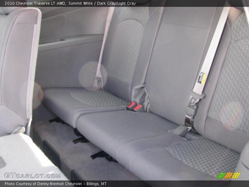 Summit White / Dark Gray/Light Gray 2010 Chevrolet Traverse LT AWD