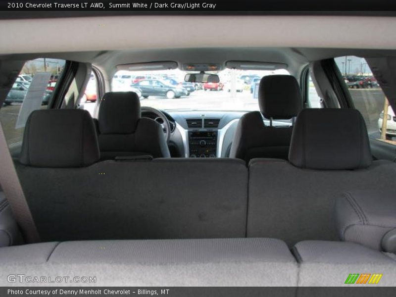 Summit White / Dark Gray/Light Gray 2010 Chevrolet Traverse LT AWD