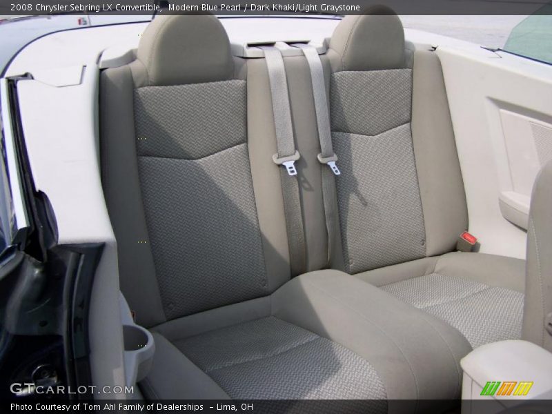 Modern Blue Pearl / Dark Khaki/Light Graystone 2008 Chrysler Sebring LX Convertible