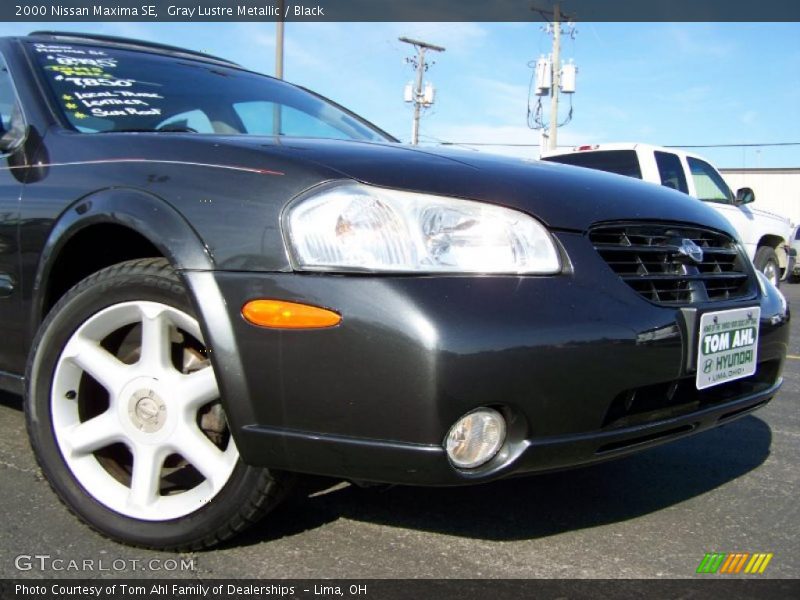 Gray Lustre Metallic / Black 2000 Nissan Maxima SE