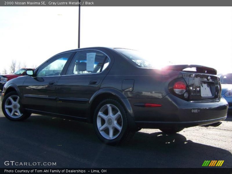 Gray Lustre Metallic / Black 2000 Nissan Maxima SE