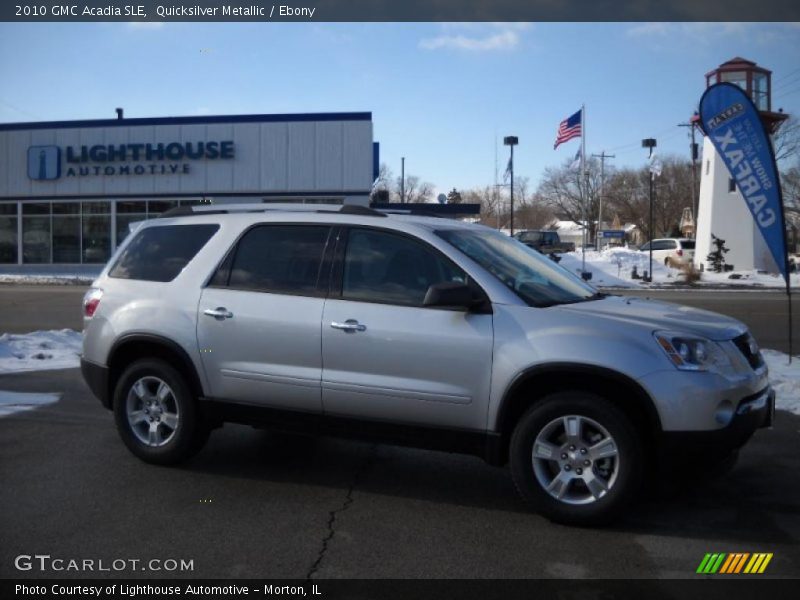 Quicksilver Metallic / Ebony 2010 GMC Acadia SLE