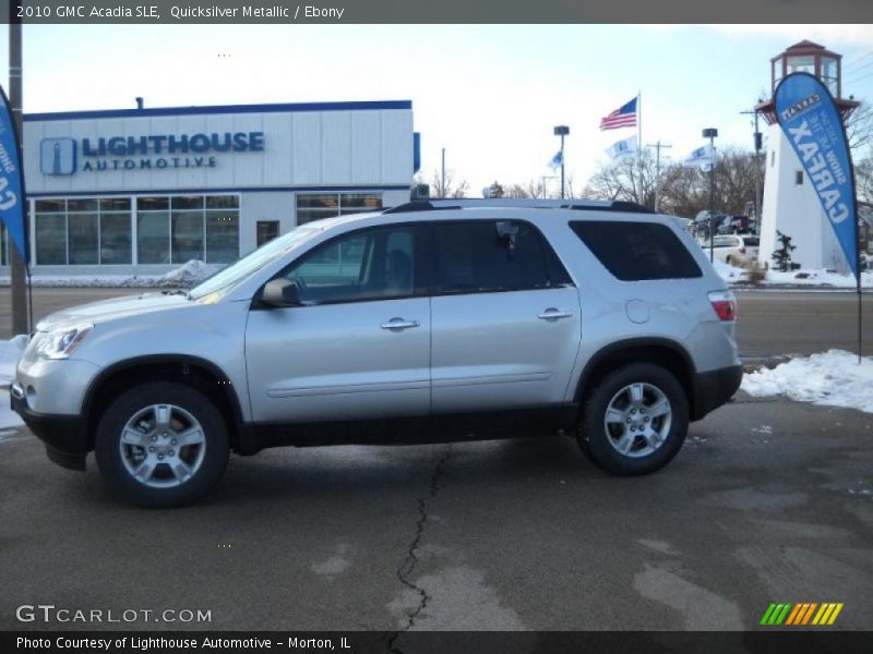 Quicksilver Metallic / Ebony 2010 GMC Acadia SLE