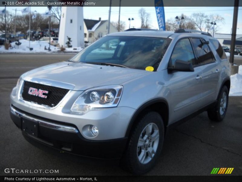 Quicksilver Metallic / Ebony 2010 GMC Acadia SLE