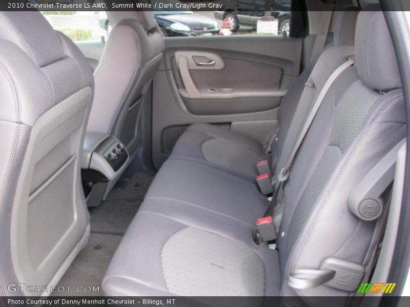 Summit White / Dark Gray/Light Gray 2010 Chevrolet Traverse LS AWD