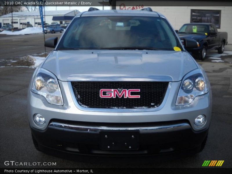 Quicksilver Metallic / Ebony 2010 GMC Acadia SLE