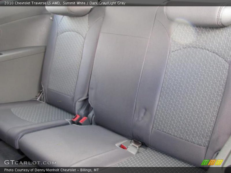 Summit White / Dark Gray/Light Gray 2010 Chevrolet Traverse LS AWD