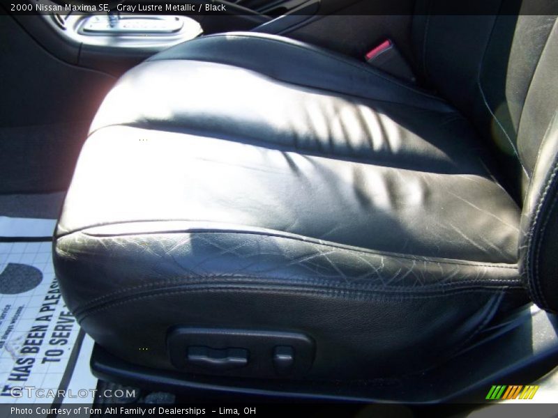 Gray Lustre Metallic / Black 2000 Nissan Maxima SE