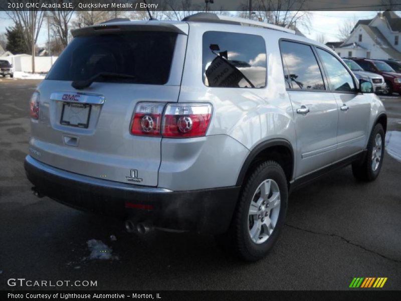 Quicksilver Metallic / Ebony 2010 GMC Acadia SLE