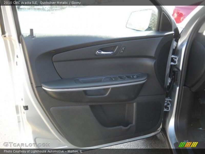 Quicksilver Metallic / Ebony 2010 GMC Acadia SLE