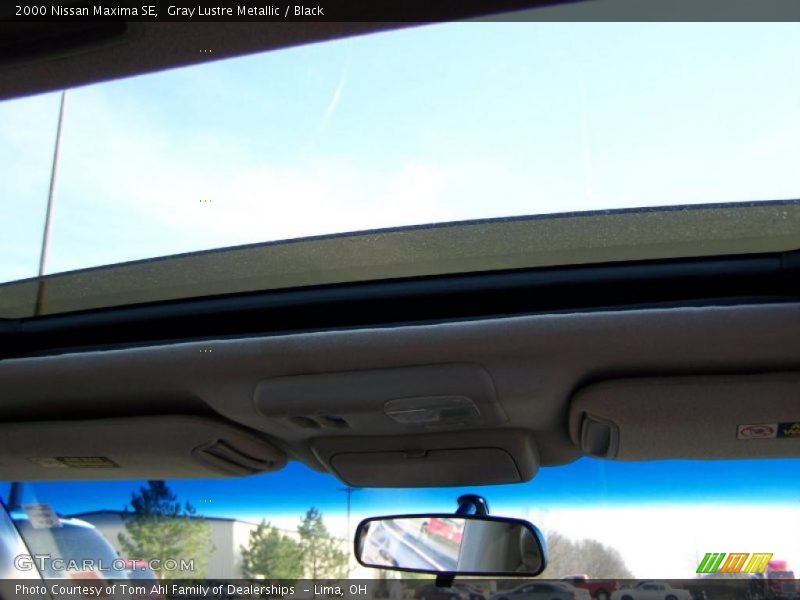 Gray Lustre Metallic / Black 2000 Nissan Maxima SE