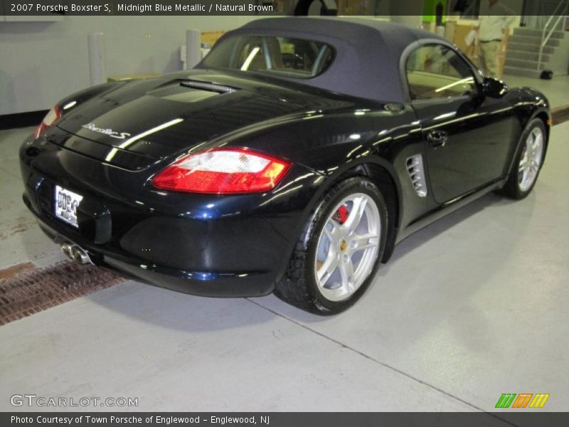 Midnight Blue Metallic / Natural Brown 2007 Porsche Boxster S