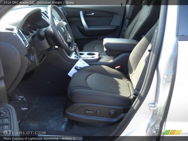Quicksilver Metallic / Ebony 2010 GMC Acadia SLE