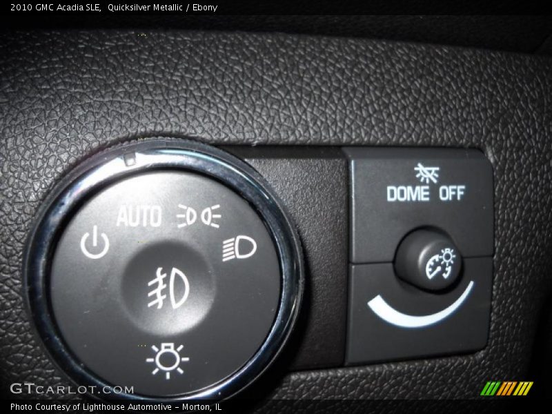 Quicksilver Metallic / Ebony 2010 GMC Acadia SLE