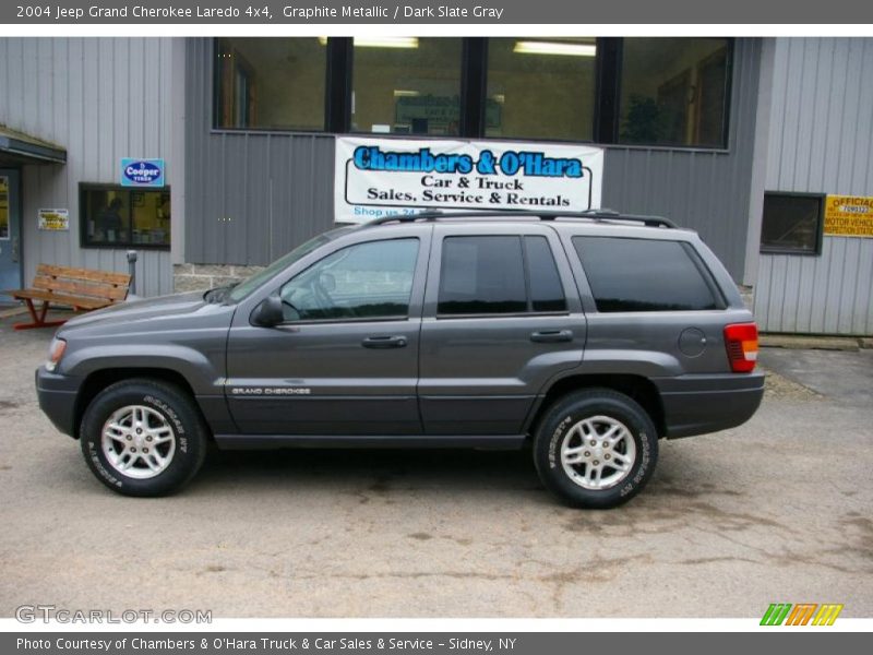 Graphite Metallic / Dark Slate Gray 2004 Jeep Grand Cherokee Laredo 4x4