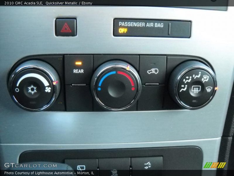 Quicksilver Metallic / Ebony 2010 GMC Acadia SLE
