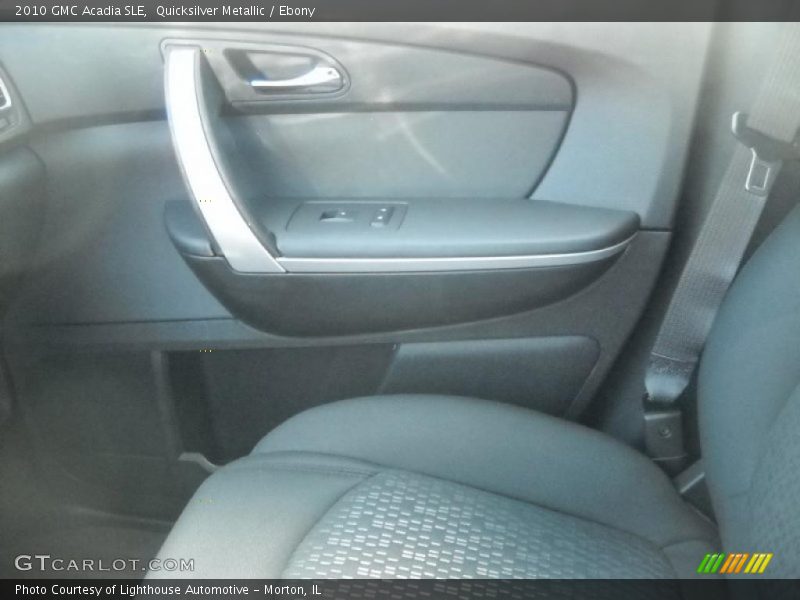 Quicksilver Metallic / Ebony 2010 GMC Acadia SLE