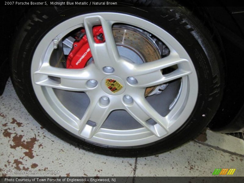 Midnight Blue Metallic / Natural Brown 2007 Porsche Boxster S