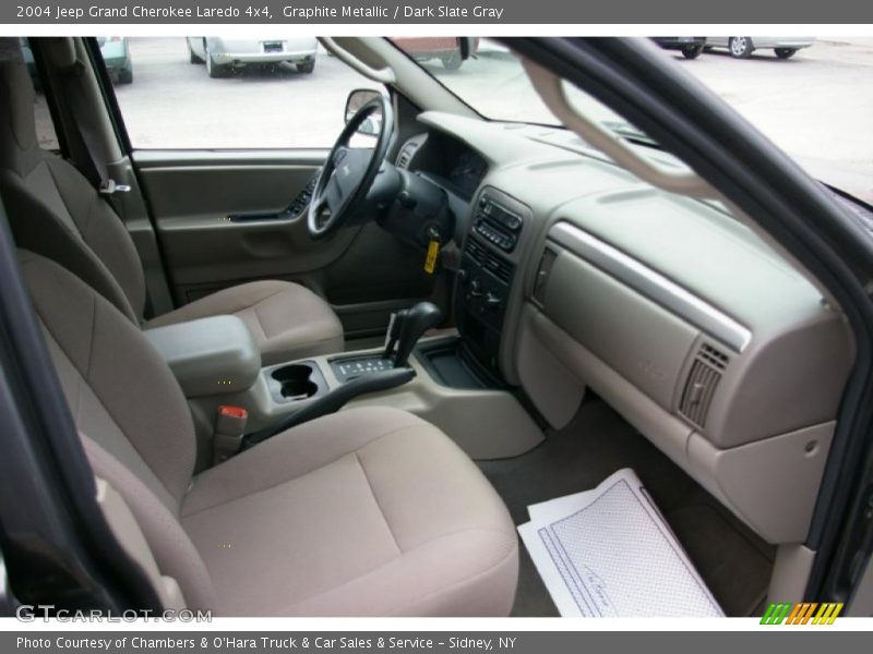 Graphite Metallic / Dark Slate Gray 2004 Jeep Grand Cherokee Laredo 4x4